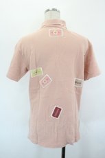画像2: PINK HOUSE / ロゴネームワッペン付きポロシャツ  ピンク I-26-09-06-040-LO-TO-TE-ZI (2)