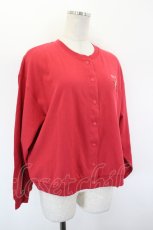 画像3: PINK HOUSE / フルーツモチーフ刺繍カーディガン  赤 I-26-09-06-043-LO-TO-SA-ZI (3)