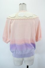 画像2: PINK HOUSE / 空モチーフカーディガン  ピンクＸパープル I-26-09-06-046-LO-TO-SA-ZI (2)
