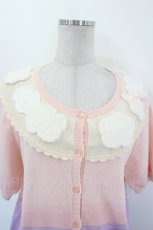 画像5: PINK HOUSE / 空モチーフカーディガン  ピンクＸパープル I-26-09-06-046-LO-TO-SA-ZI (5)