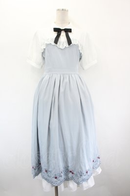 Preview of ティーパーティー刺繍ワンピース  サックス