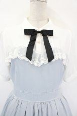 画像5: axes femme POETIQUE / ティーパーティー刺繍ワンピース  サックス I-26-09-06-064-AX-OP-SA-ZI (5)