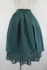 画像1: axes femme POETIQUE / スカラップカケルカットワークスカート  グリーン I-26-09-06-087-AX-SK-SA-ZI (1)