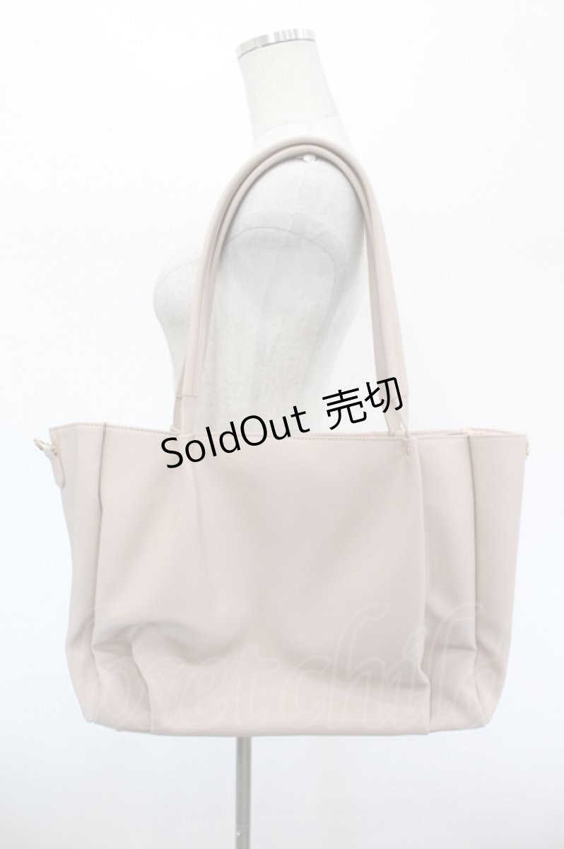 画像2: axes femme / 薔薇刺繍多機能ビッグトート  ピンク I-26-09-06-116-AX-BG-TE-ZI (2)