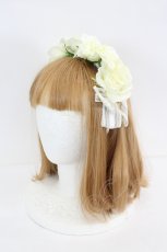 画像1: BABY,THE STARS SHINE BRIGHT / Blooming Fairyカチューシャ  アイボリー I-26-09-06-120-BA-AC-SA-ZI (1)
