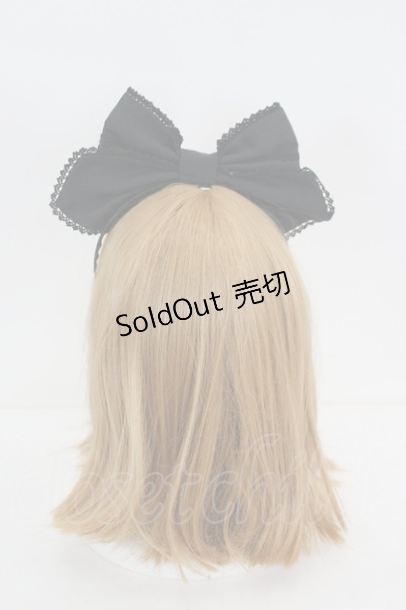 画像2: Angelic Pretty / スターリボンカチューシャ  黒 I-26-09-06-121-AP-AC-SA-ZI (2)