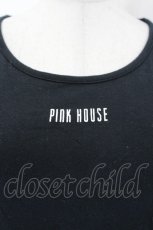 画像4: PINK HOUSE / ロゴ半袖カットソー  黒Ｘ白 I-26-09-08-033-LO-TO-SA-ZI (4)