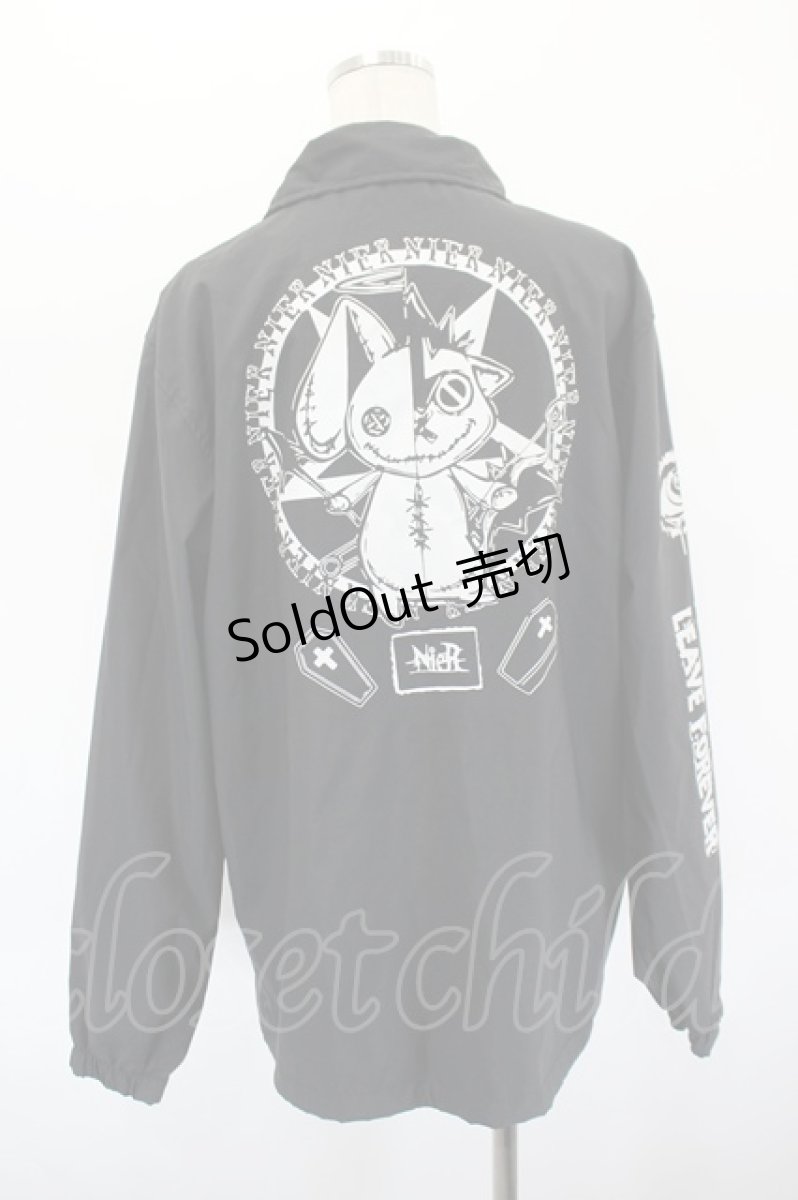 画像2: NieR Clothing / ブルゾン   I-26-09-08-037-PU-CO-SA-ZI (2)