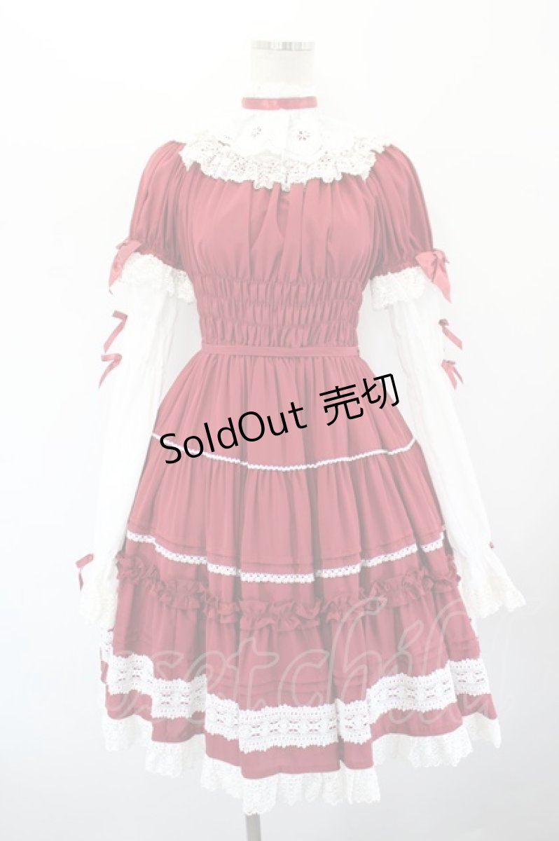 画像2: Angelic Pretty / Eternal Dollワンピース  アカ I-26-09-08-042-AP-OP-TE-ZI (2)