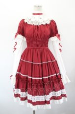 画像2: Angelic Pretty / Eternal Dollワンピース  アカ I-26-09-08-042-AP-OP-TE-ZI (2)