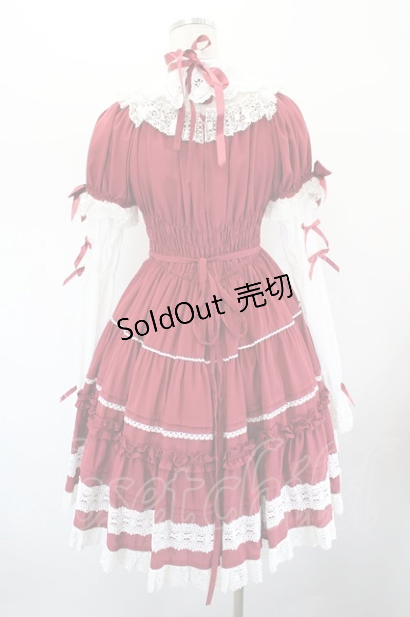 画像4: Angelic Pretty / Eternal Dollワンピース  アカ I-26-09-08-042-AP-OP-TE-ZI (4)