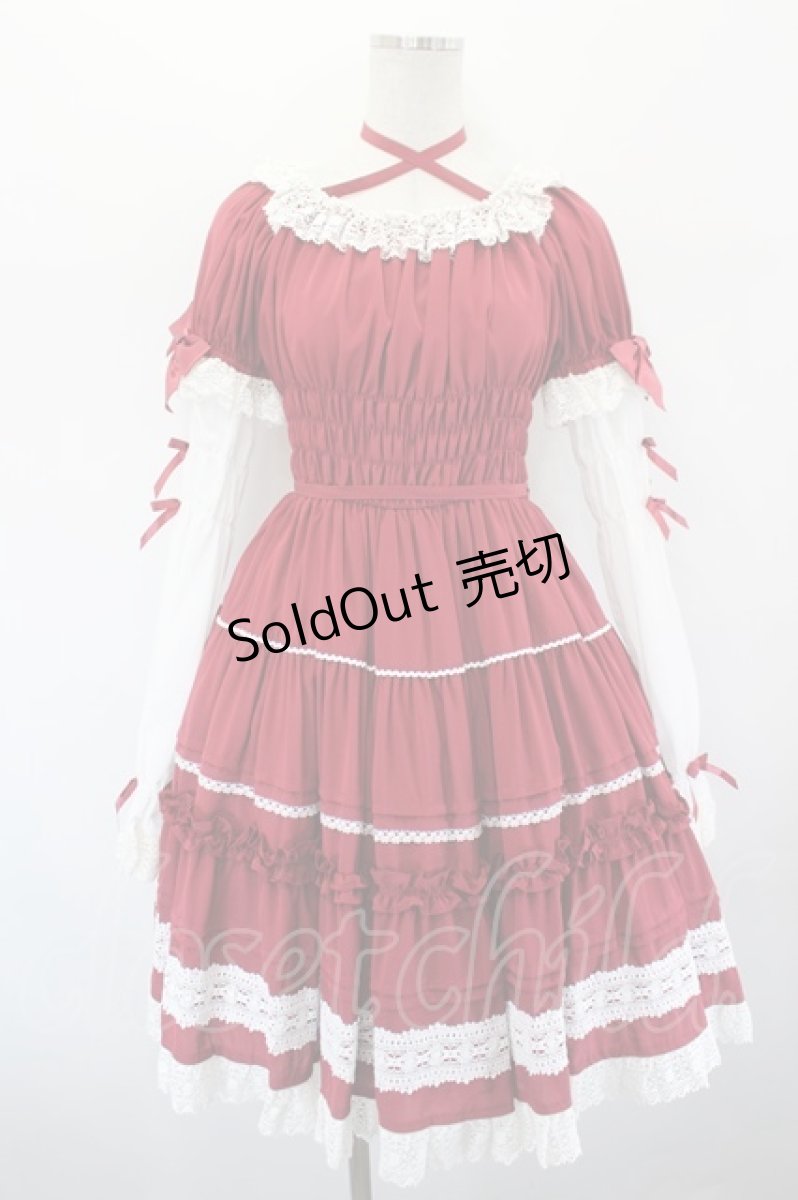画像1: Angelic Pretty / Eternal Dollワンピース  アカ I-26-09-08-042-AP-OP-TE-ZI (1)