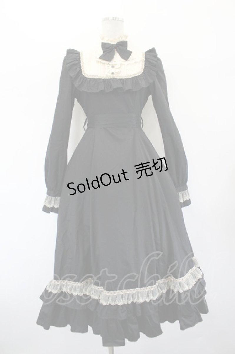 画像1: Victorian maiden / クラシカルドールドレス  黒 I-26-09-08-044-CL-OP-TE-ZI (1)