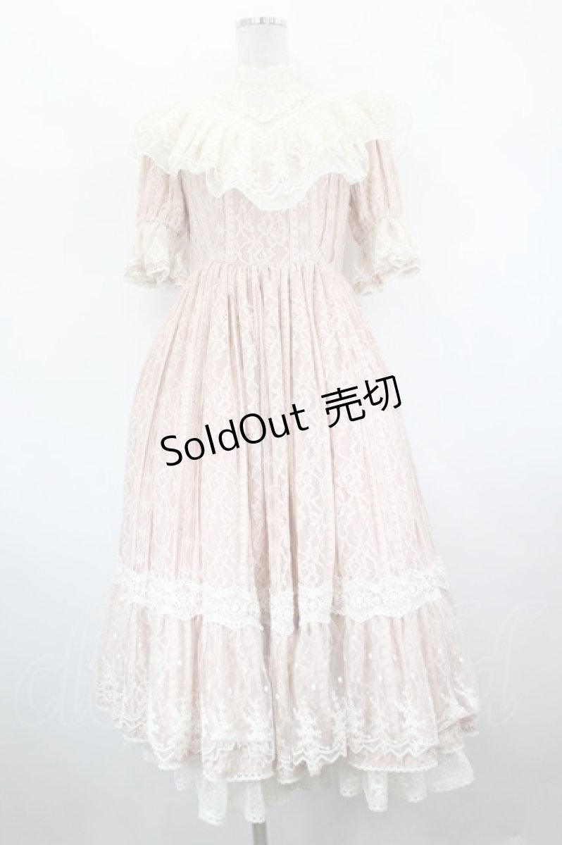 画像1: Miss Point（海外ロリータブランド） / Rosa Osmanthus ワンピース S ピンク I-26-09-08-053-LO-OP-TE-ZI (1)