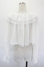 画像2: axes femme POETIQUE / ２ＷＡＹオフショルボレロ M 白 I-26-09-08-007-AX-TO-TE-ZI (2)