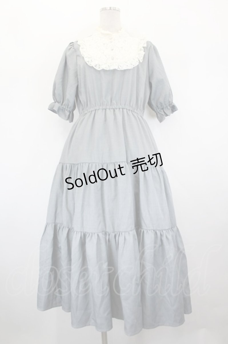 画像1: m petit by misako / TT*AMデシンヨークワンピース L グレー I-26-09-08-058-LO-OP-TE-ZI (1)