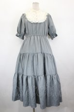 画像1: m petit by misako / TT*AMデシンヨークワンピース L グレー I-26-09-08-058-LO-OP-TE-ZI (1)
