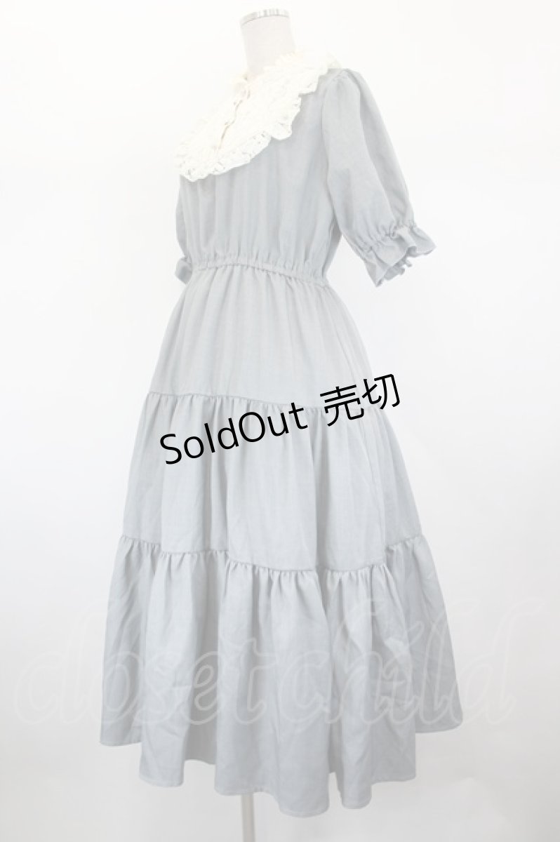 画像3: m petit by misako / TT*AMデシンヨークワンピース L グレー I-26-09-08-058-LO-OP-TE-ZI (3)