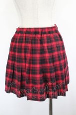 画像3: REFLEM / チェックベルトショートパンツ  赤チェックＸ黒 I-26-09-08-084-PU-PA-SA-ZI (3)