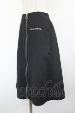 画像2: NieR Clothing / スカート  黒Ｘシルバー I-26-09-08-090-PU-SK-SA-ZI (2)