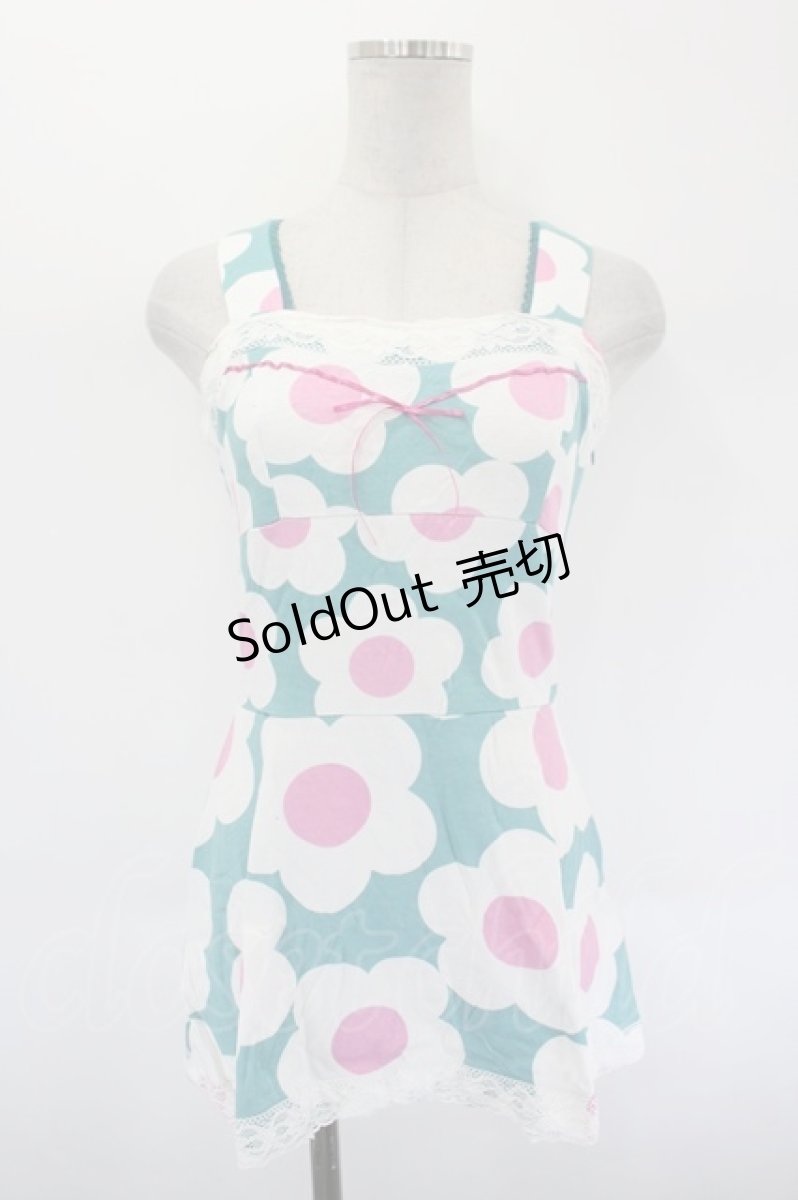 画像1: MILK / Daisy Doll Teeワンピース  青Ｘ白Ｘ濃ピンク I-26-09-08-010-ML-OP-SA-ZI (1)