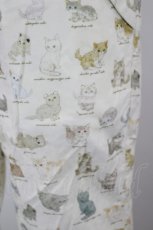 画像3: Franche Lippee / ねこ図鑑柄パンツ  アイボリー I-26-09-08-095-LO-PA-SA-ZI (3)