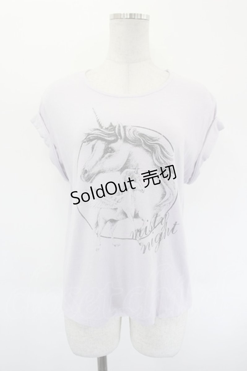 画像1: Candy Stripper / ペガサスプリントTシャツ 2 ラベンダー I-26-09-08-011-PU-TS-TE-ZI (1)