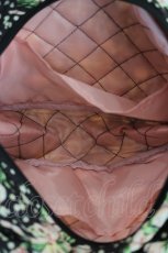 画像3: PINK HOUSE / チューリップ柄ミニボストンショルダーバッグ  黒 I-26-09-08-107-LO-BG-TE-ZI (3)