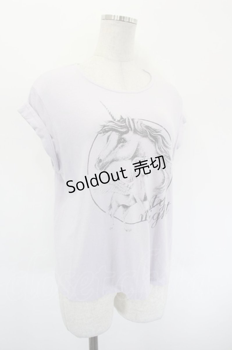 画像3: Candy Stripper / ペガサスプリントTシャツ 2 ラベンダー I-26-09-08-011-PU-TS-TE-ZI (3)