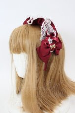 画像1: Angelic Pretty / Dolceフリルカチューシャ  アカ I-26-09-08-110-AP-AC-TE-ZI (1)