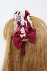 画像2: Angelic Pretty / Dolceフリルカチューシャ  アカ I-26-09-08-110-AP-AC-TE-ZI (2)