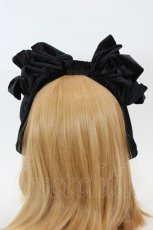画像4: Hoshibako Works / 西洋人形魔法フリルカチューシャ  黒 I-26-09-08-111-LO-AC-TE-ZI (4)
