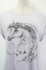 画像4: Candy Stripper / ペガサスプリントTシャツ 2 ラベンダー I-26-09-08-011-PU-TS-TE-ZI (4)