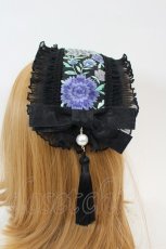 画像3: Luxmira / 美しい刺繍のヘッドドレス”Belle Epoque”  黒 I-26-09-08-112-LO-AC-TE-ZI (3)