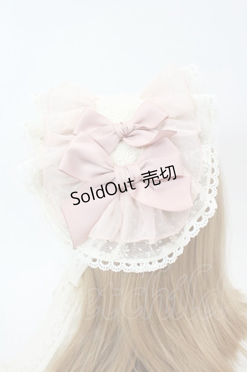 画像2: Miss Point（海外ロリータブランド） / Rosa Osmanthus ヘッドドレス  ピンク I-26-09-08-113-LO-AC-TE-ZI (2)