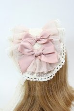 画像2: Miss Point（海外ロリータブランド） / Rosa Osmanthus ヘッドドレス  ピンク I-26-09-08-113-LO-AC-TE-ZI (2)