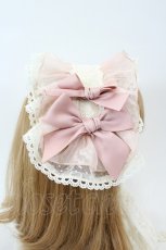 画像3: Miss Point（海外ロリータブランド） / Rosa Osmanthus ヘッドドレス  ピンク I-26-09-08-113-LO-AC-TE-ZI (3)