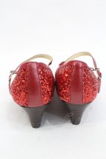 画像3: Emily Temple cute / グリッターバレエシューズ 23.5 レッド I-26-09-08-140-ET-SH-SA-ZI (3)