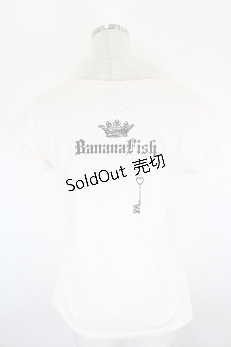 画像3: Banana Fish / ネックレスプリントTシャツ  ピンク I-26-09-11-031-PU-TO-SA-ZI (3)