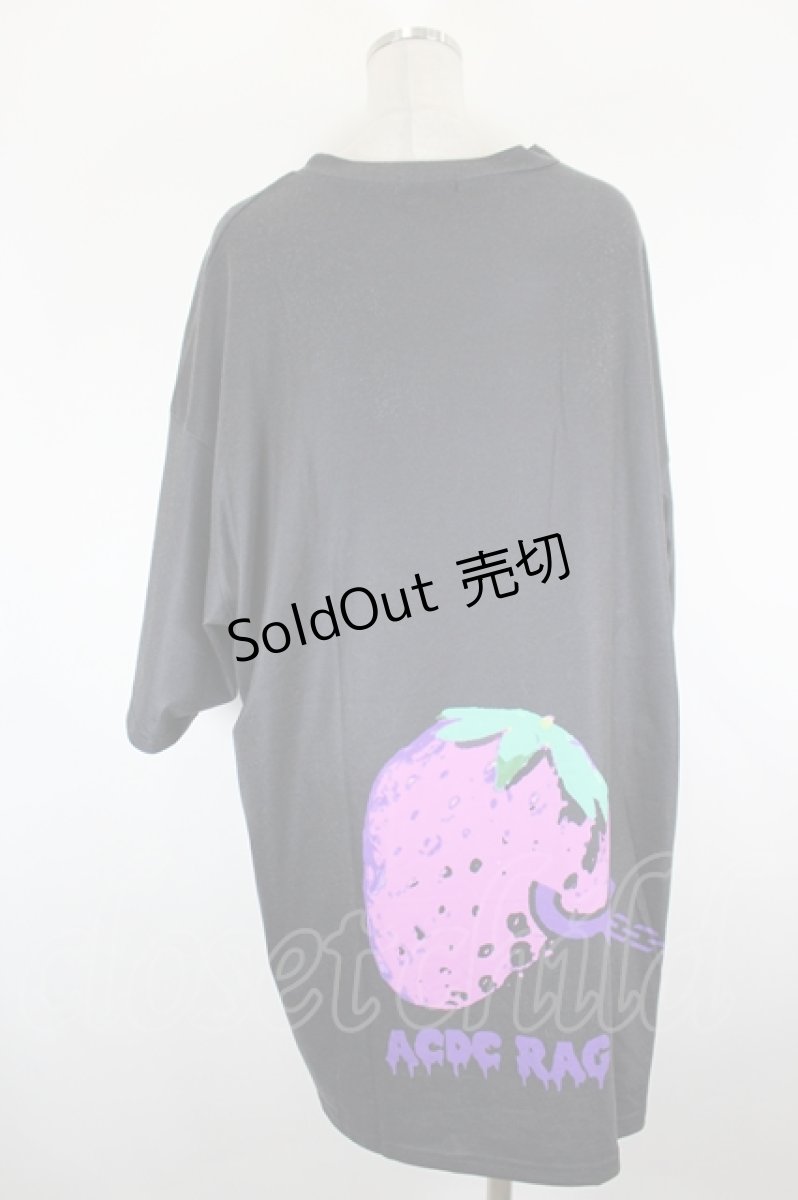 画像3: ACDC RAG / Nero Tシャツ  黒Ｘ濃ピンク I-26-09-11-038-PU-BL-SA-ZI (3)