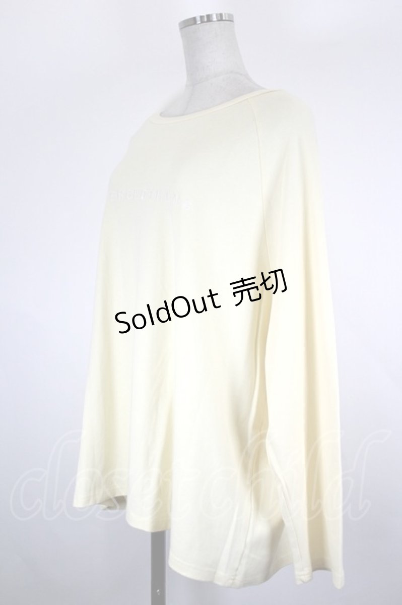 画像3: NieR Clothing / ロゴ刺繍カットソー  イエローＸ白 I-26-09-11-042-PU-TO-SA-ZI (3)