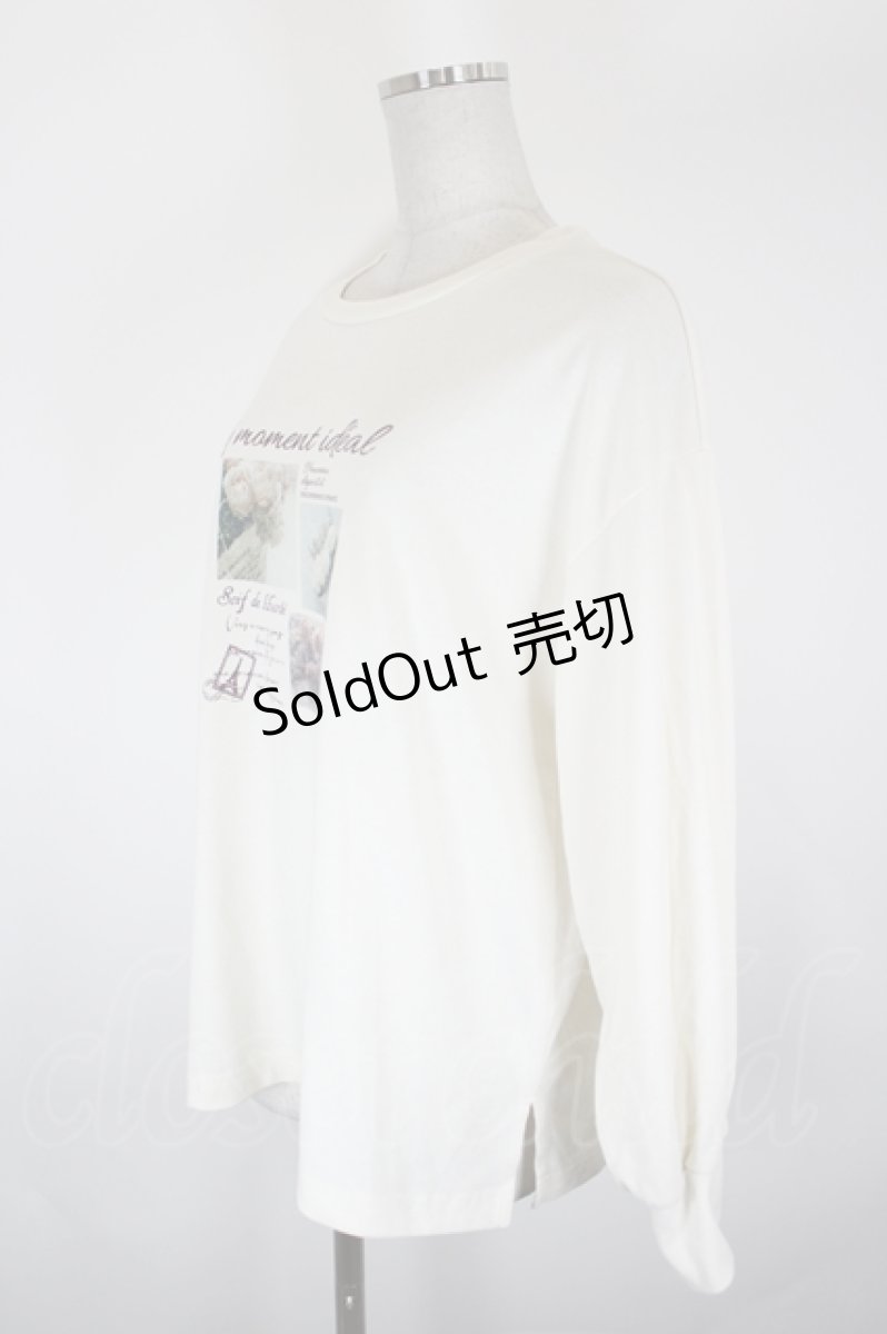 画像2: axes femme / アソートデザインＴシャツ  アイボリー I-26-09-11-011-AX-TO-SA-ZI (2)