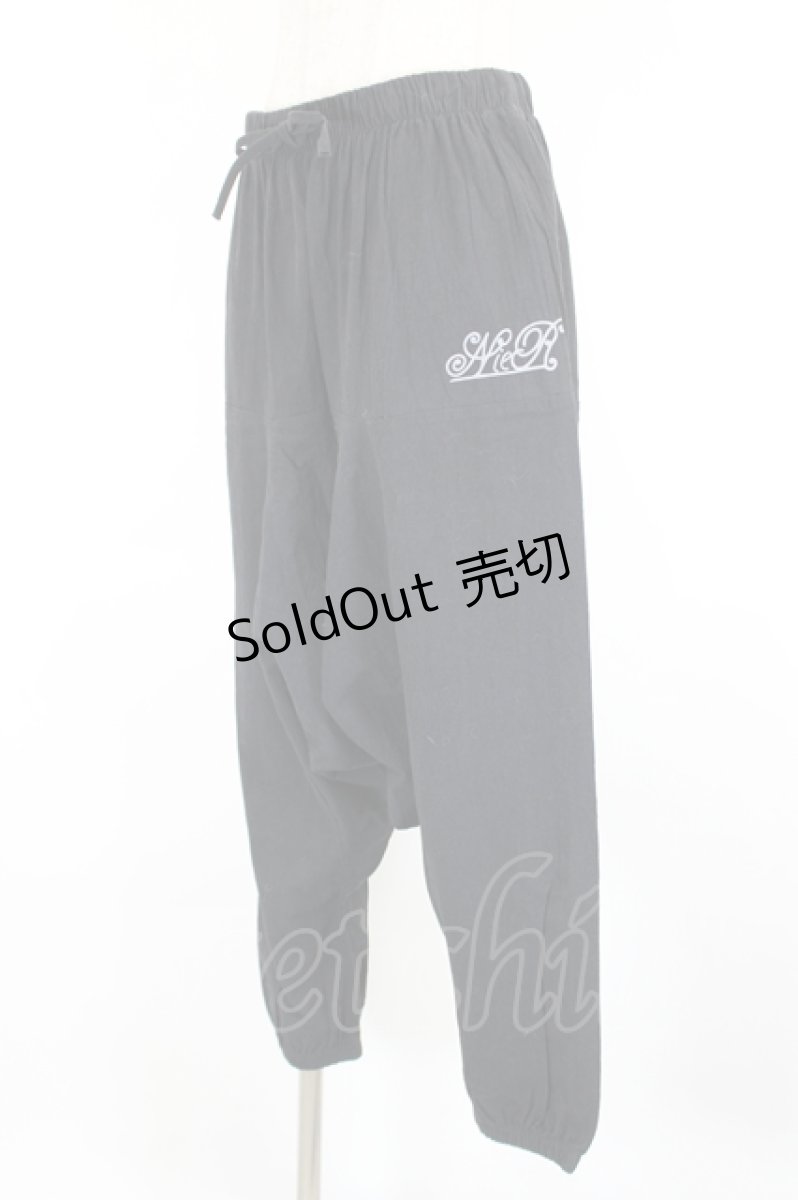 画像3: NieR Clothing / サルエルパンツ  黒Ｘグレー I-26-09-11-109-PU-PA-SA-ZI (3)