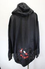 画像2: ACDC RAG /OODネロパーカー  黒Ｘ白Ｘ濃ピンク I-26-09-15-026-PU-TO-SA-ZI (2)