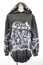 画像1: ACDC RAG / SUNCITYDOLLコラボ　Sweet MY PAIN パーカー  黒Ｘ白 I-26-09-15-034-PU-TO-SA-ZI (1)