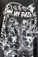 画像4: ACDC RAG / SUNCITYDOLLコラボ　Sweet MY PAIN パーカー  黒Ｘ白 I-26-09-15-034-PU-TO-SA-ZI (4)