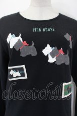 画像4: PINK HOUSE / スコッチテリアプリントカットソー  黒 I-26-09-15-046-LO-TO-SA-ZI (4)