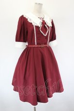 画像4: Vallee lys / Sailor Waltz Dress F ボルドー I-26-09-15-069-GO-OP-TE-ZI (4)