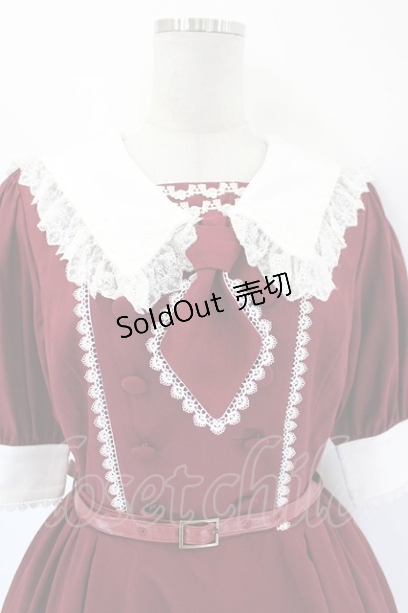 画像5: Vallee lys / Sailor Waltz Dress F ボルドー I-26-09-15-069-GO-OP-TE-ZI (5)