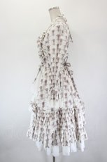 画像2: ATELIER PIERROT / Rosy Bouquet Dress  ライトグレー I-26-09-15-070-EL-OP-TE-ZI (2)